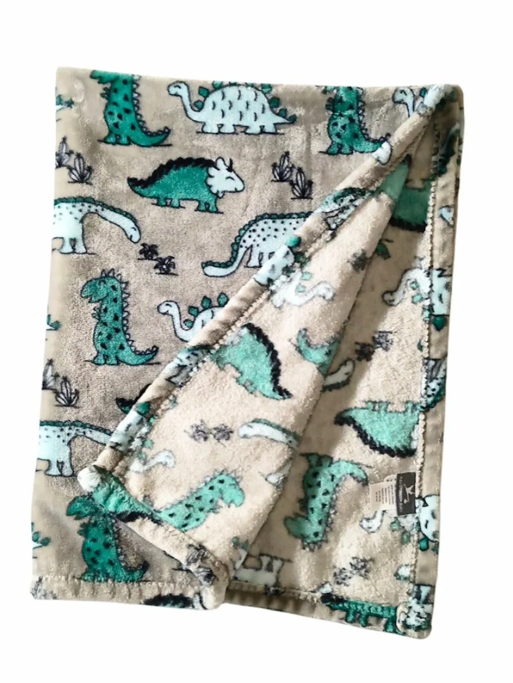 Adirondack Dino Dinosaur Gray Lovey Security Blanket 29